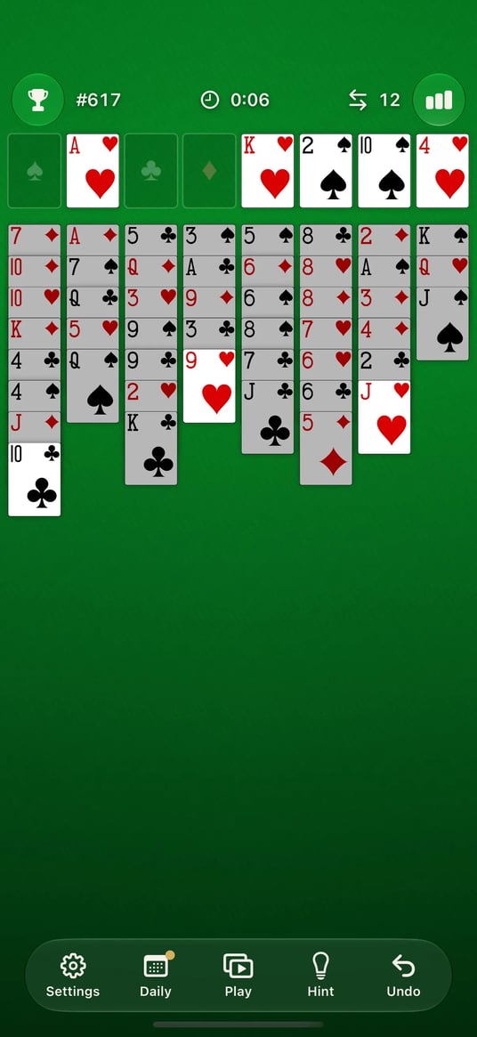 FreeCell: No Ads on iPhone