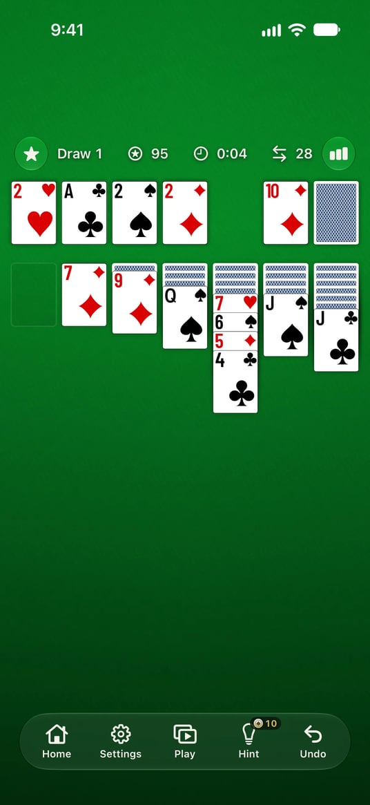 Lamplight Solitaire on iPhone