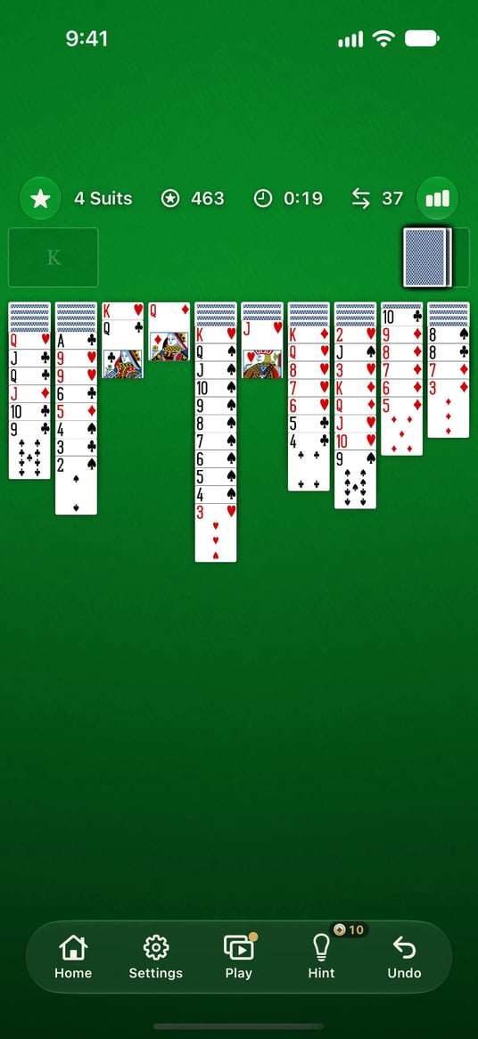 Spider Solitaire • No Ads on iPhone